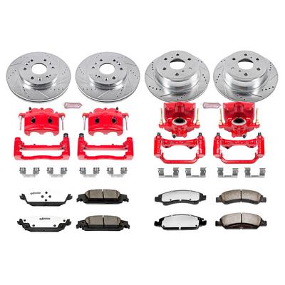 Power Stop Z36 Truck & Tow Front and Rear Brake Kit with Calipers - KC6560-36